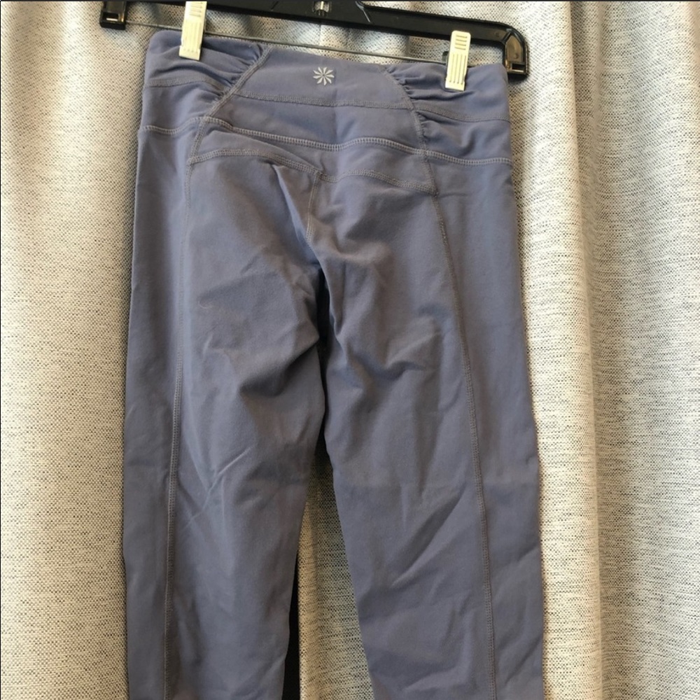 Athleta grey cropped leggings